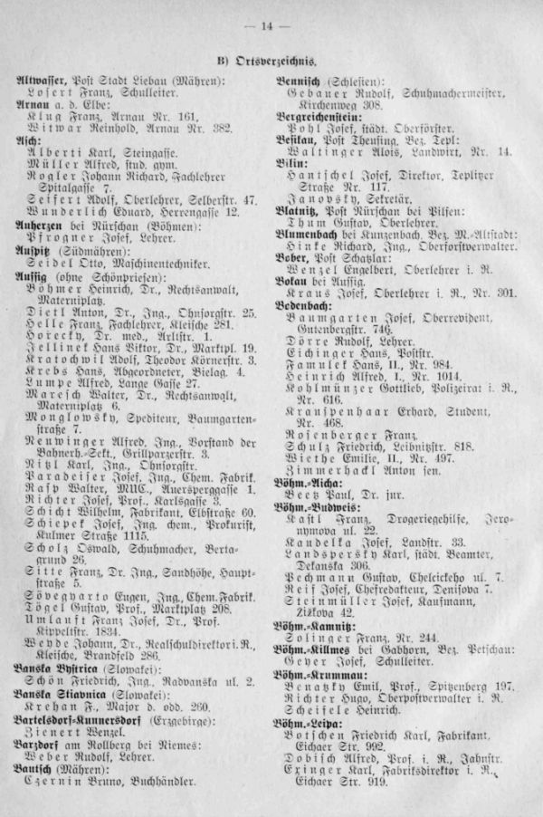 Verzeichnis sudetendeutscher Familienforscher -  4