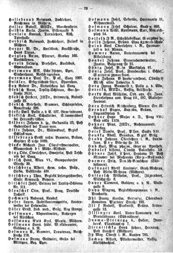 Verzeichnis sudetendeutscher Familienforscher - 2