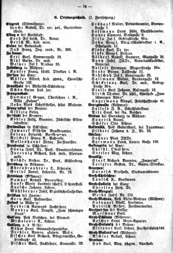 Verzeichnis sudetendeutscher Familienforscher - 5