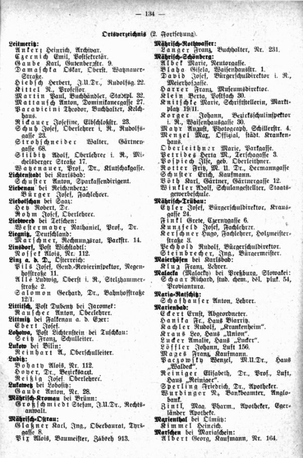 Verzeichnis sudetendeutscher Familienforscher - 4