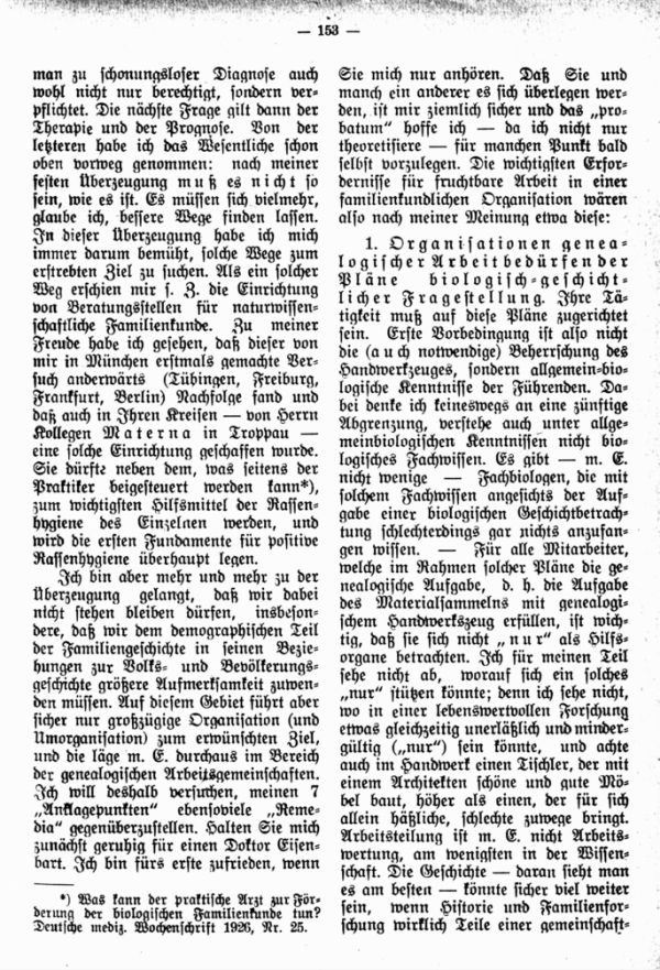 Ein Brief über die Aufgaben der Familienforschung - 5