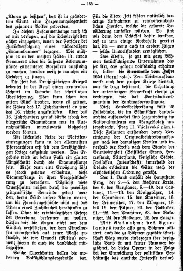 Die Steuerrolle von Jahre 1654 als Familiengeschichtliche Quelle - 2