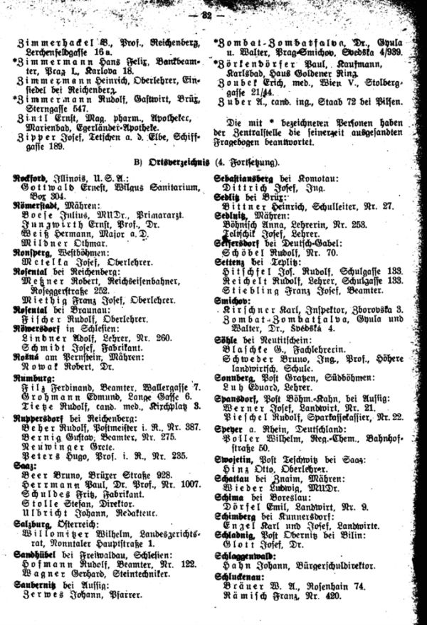 Verzeichnis sudetendeutscher Familienforscher - 5