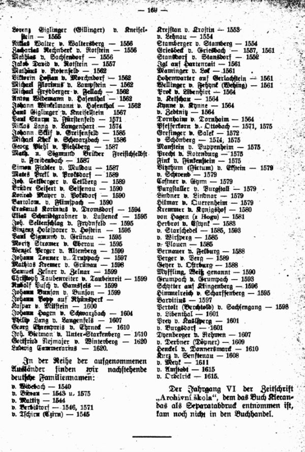 Zur Geschichte des Adels in Böhmen - 2