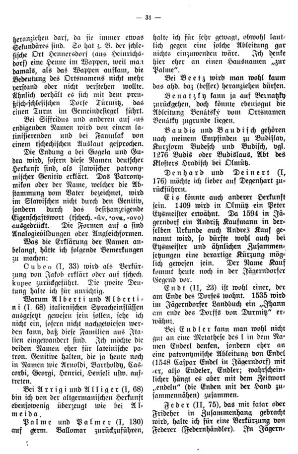 Zur Namensdeutungsecke - 3