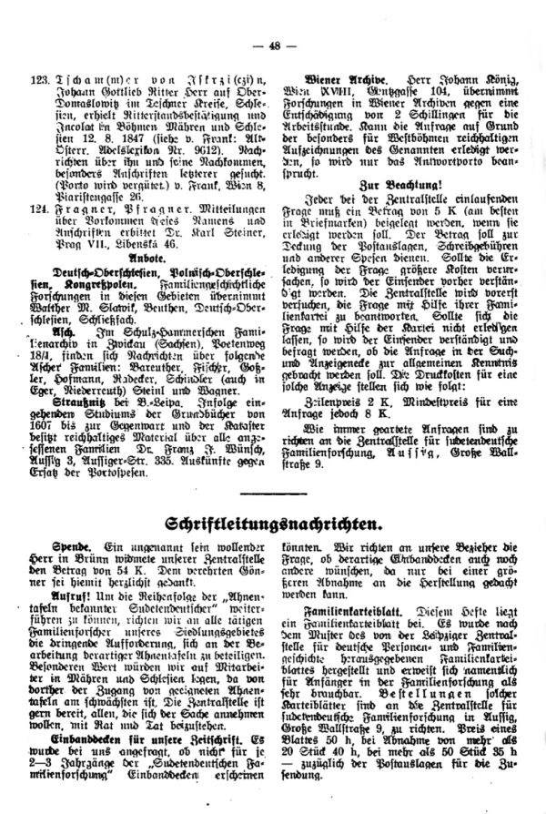 Gründung der Arbeitsgemeinschaft der Heimatfreunde in Niemes