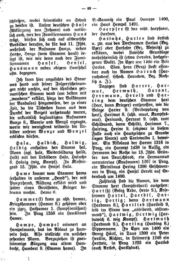 Namensdeutungsecke - 3