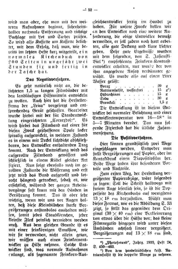 Fotographie im Dienste der Familienforschung. Die Verfilmung von Kirchenbüchern - 4