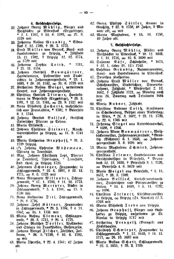 Ahnentafeln bekannter Sudetendeutscher:  14. Dr. Ing. h.c. Max Mühlig, Großindustrieller, Teplitz-Schönau - 2
