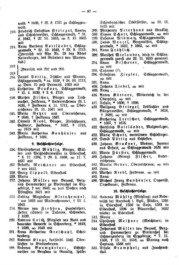 Ahnentafeln bekannter Sudetendeutscher:  14. Dr. Ing. h.c. Max Mühlig, Großindustrieller, Teplitz-Schönau - 4