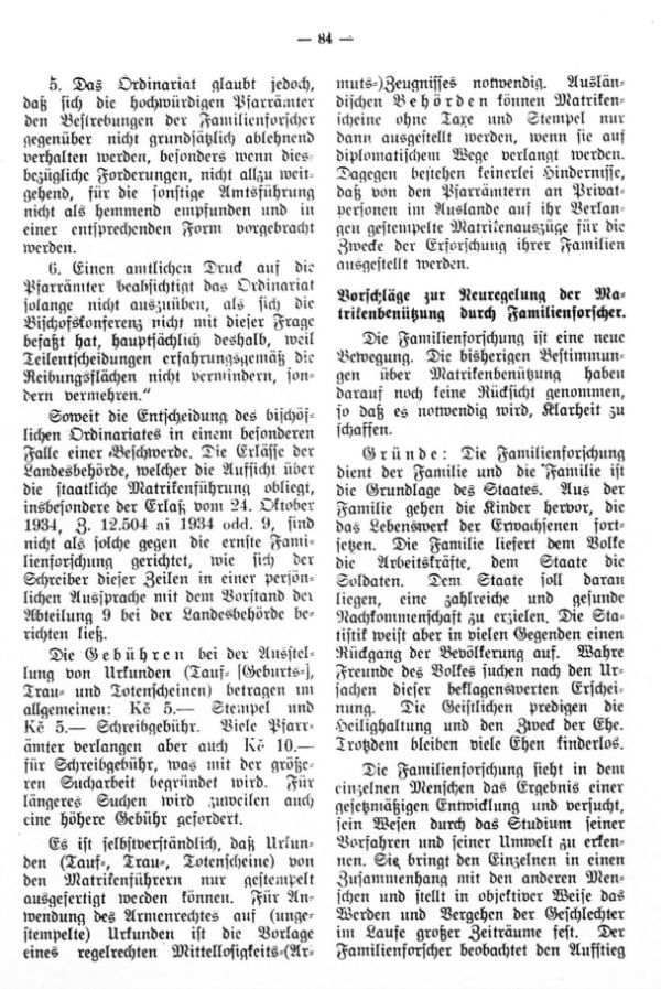 Die Matriken und ihre Benützung - 4