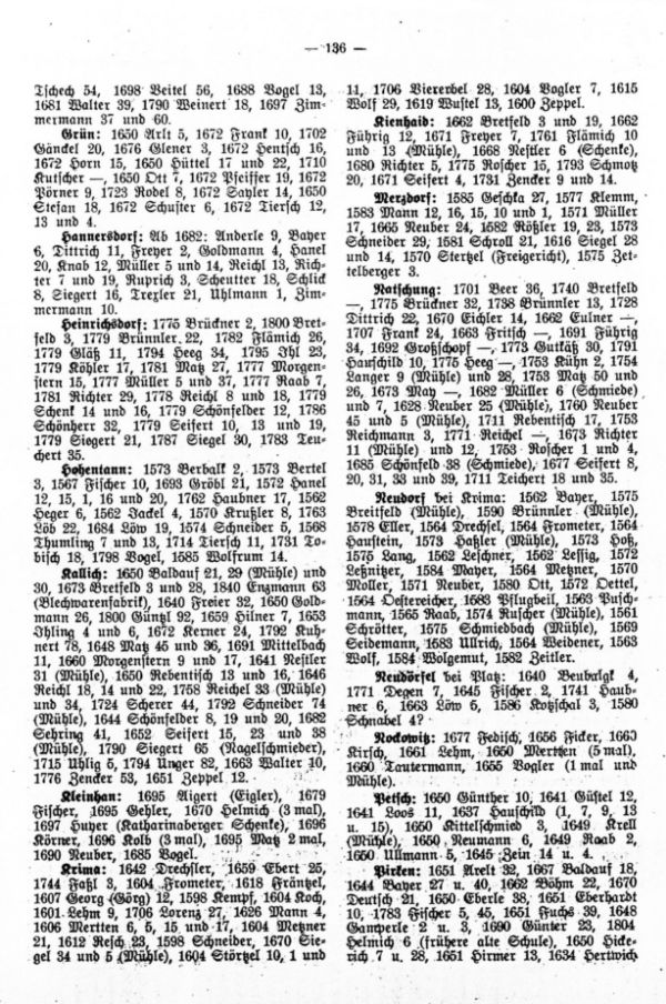 Alte Siedler in Komotauer Gebirgsdörfern - 2