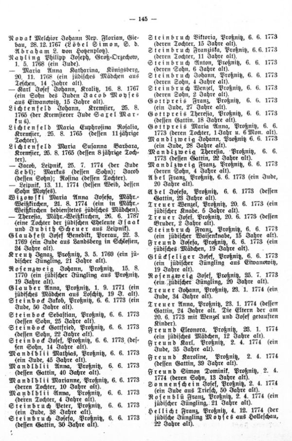 Judentaufen in Mähren-Schlesien während der letzten Regierungsjahre Maria Theresias - 4