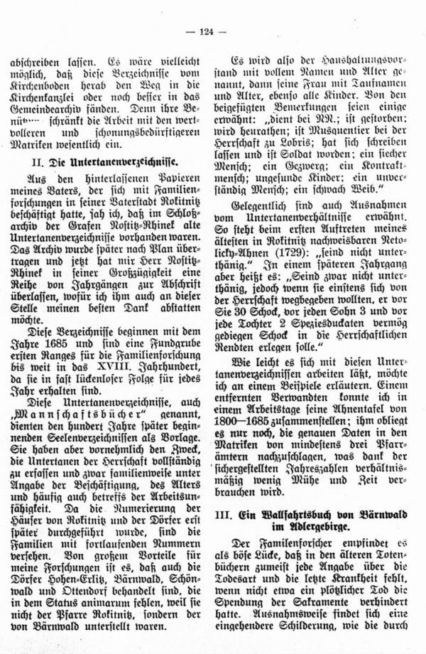 Seelen- und Untertanerverzeichnisse sowie Wallfahrtsbücher als Quellen für die Familienforschung - 3