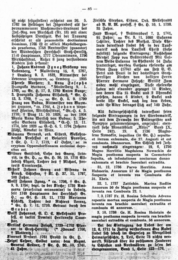 Fremde in Kirchenbüchern von Groß-Herrlitz - 4