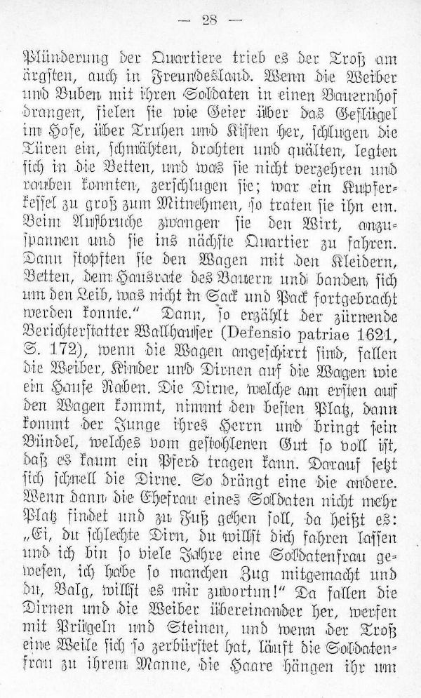 Leiden der Bauern und Bürger durch Abgaben, Bettel, Räuberherden u.s.w.