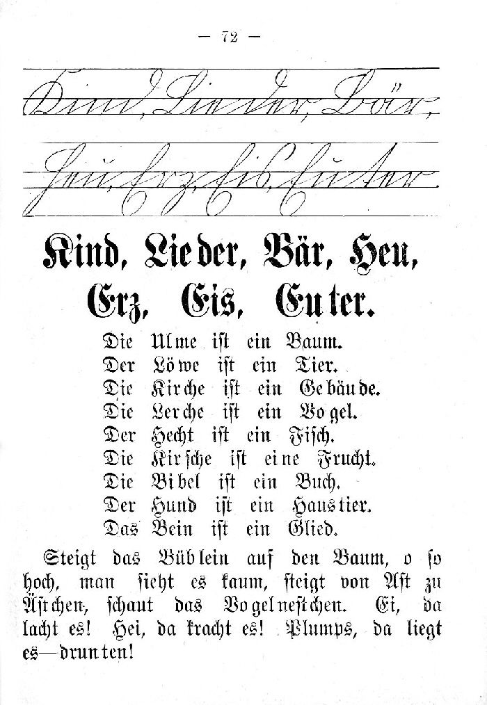 Deutsche Fibel -K - L - B -H - E  (Schreibschrift /Druckschrift)