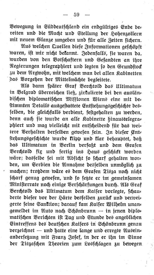 III. Kapitel:  Auf dem Weg zum Weltkrieg